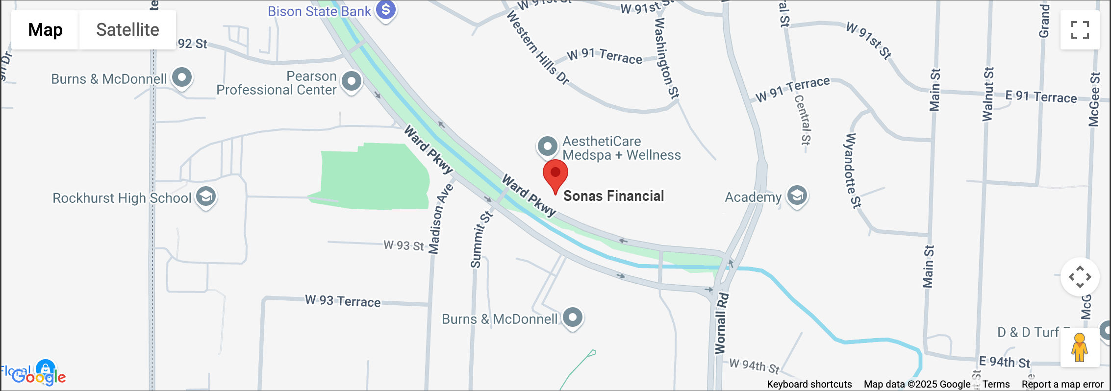 Map to Sonas Financial Group